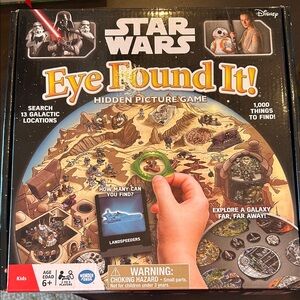 Disney Star Wars Eye Found It! Game - Black, Red, Gold